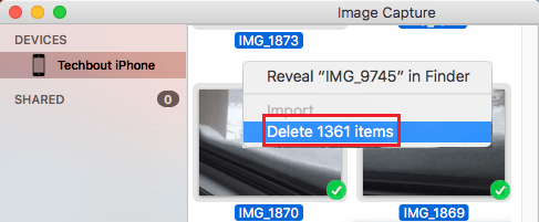 Cómo transferir fotos de iPhone a Mac mediante la captura de imágenes