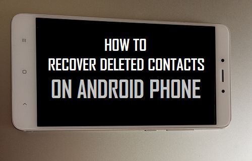 Cómo recuperar los contactos borrados en el teléfono Android