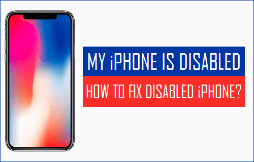 Mi iPhone está desactivado: Cómo arreglar el iPhone desactivado?