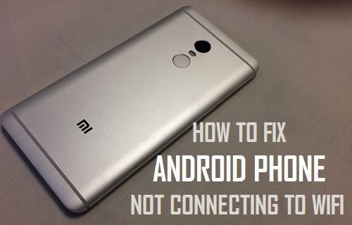 Cómo arreglar el teléfono Android no conectarse a WiFi