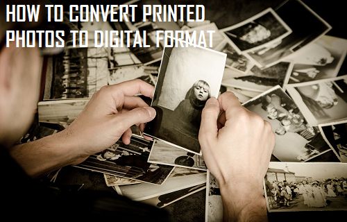 Cómo convertir fotos impresas a formato digital