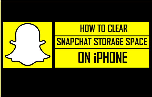 Cómo borrar el espacio de almacenamiento de Snapchat en el iPhone