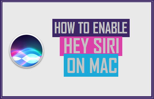 Cómo activar Hey Siri en Mac