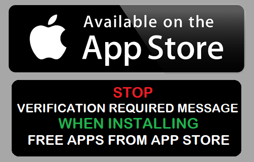 Mensaje de Stop Verification Required cuando instale aplicaciones gratuitas