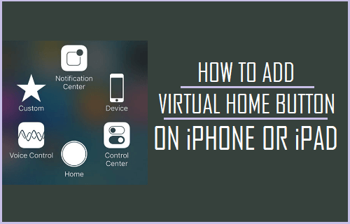 Cómo añadir un botón de inicio virtual en el iPhone o iPad
