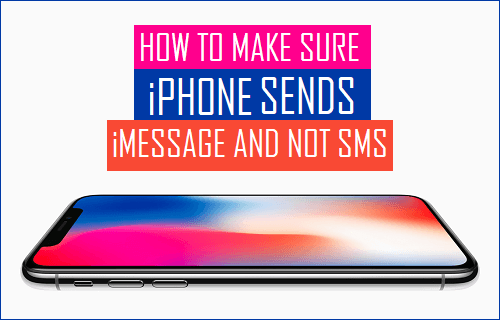 Cómo asegurarse de que el iPhone envía iMessage y no SMS