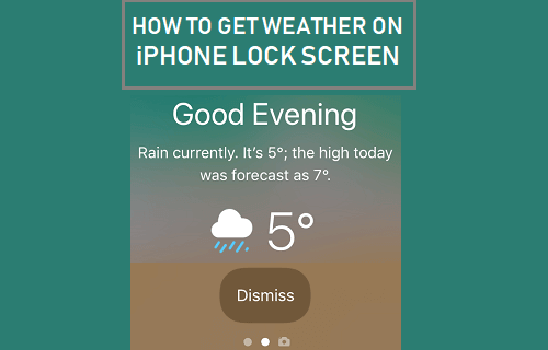 Cómo obtener el tiempo en la pantalla de bloqueo del iPhone