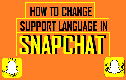 Cómo cambiar el idioma de soporte en Snapchat
