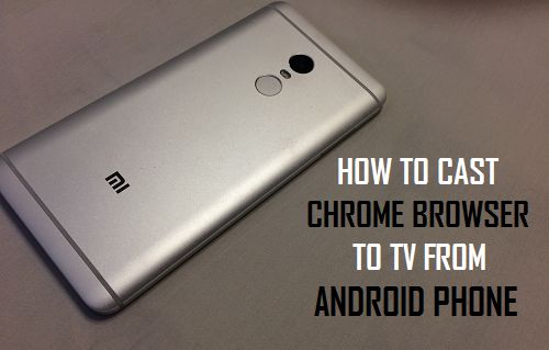 Cómo lanzar el navegador Chrome a la TV desde el teléfono Android