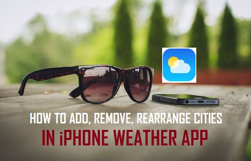 Cómo añadir, eliminar y reorganizar ciudades en la aplicación meteorológica de iPhone