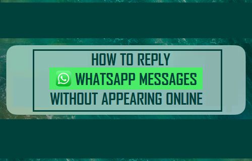 Cómo responder a los mensajes de WhatsApp sin aparecer en línea