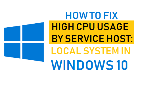 Cómo corregir el alto uso de la CPU por parte del host de servicio: Sistema local en Windows 10
