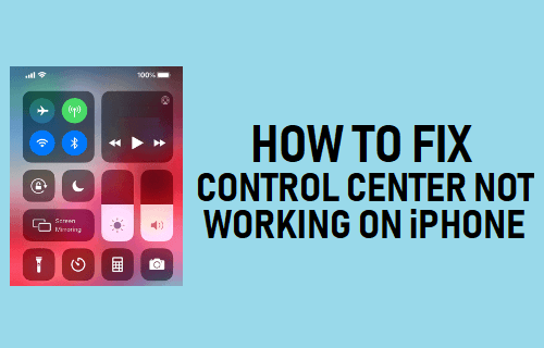Cómo corregir el Centro de control que no funciona en el iPhone