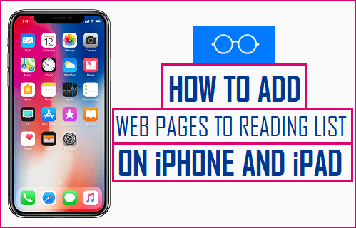 Cómo añadir páginas web a la lista de lectura en iPhone y iPad