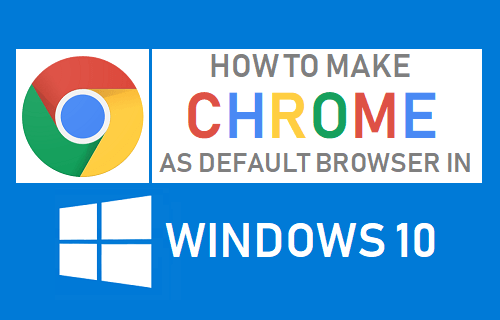 Cómo hacer Chrome como navegador predeterminado en Windows 10