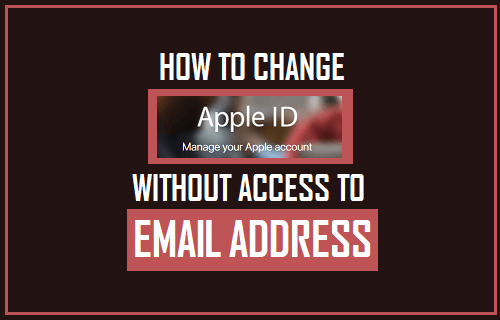 Cómo cambiar el ID de Apple sin acceso a la dirección de correo electrónico
