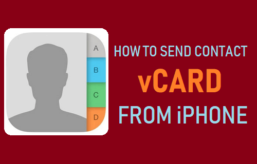 Cómo enviar la vCard de contacto desde el iPhone
