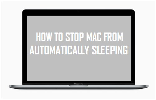 Cómo evitar que el Mac duerma automáticamente