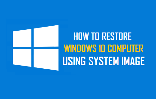 Cómo restaurar un equipo con Windows 10 usando la imagen del sistema