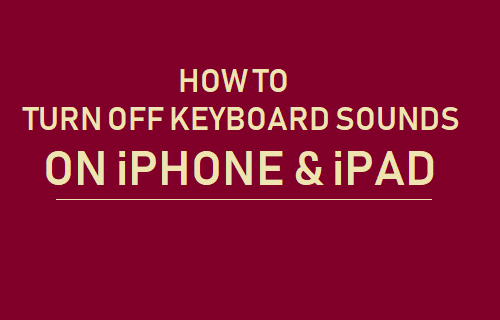 Cómo apagar los sonidos del teclado en el iPhone y el iPad