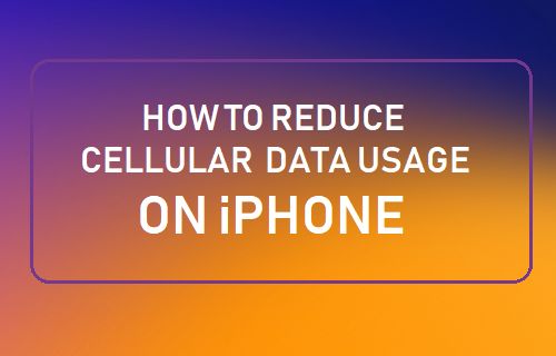 Cómo reducir el uso de datos celulares en el iPhone