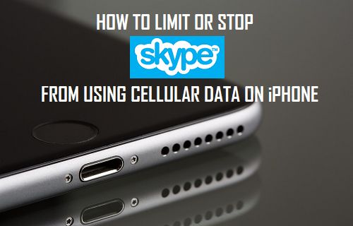 Cómo limitar o impedir que Skype utilice datos de teléfonos móviles en el iPhone