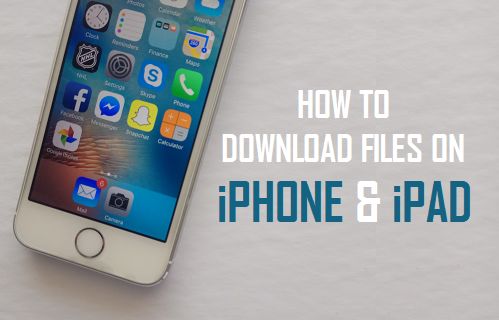 Cómo descargar archivos en iPhone y iPad
