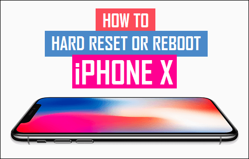 Cómo reiniciar o reiniciar el iPhone X