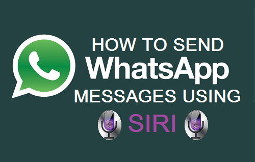 Cómo enviar mensajes de WhatsApp utilizando Siri