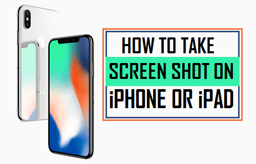 Cómo tomar la captura de pantalla en iPhone o iPad