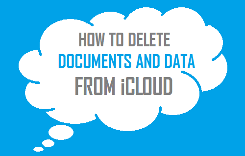 Cómo eliminar documentos y datos de iCloud