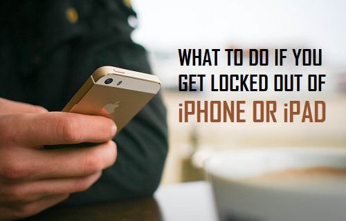 Qué hacer si te quedas bloqueado fuera del iPhone o iPad