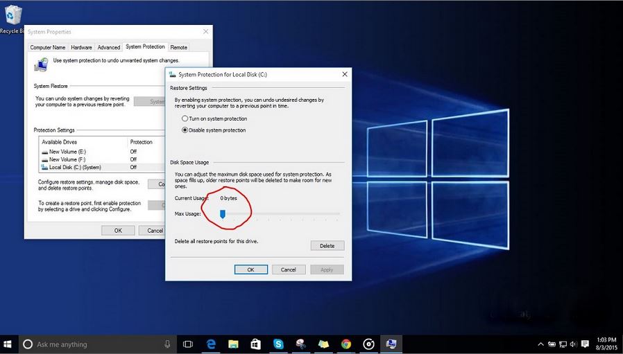 Cómo habilitar Restaurar sistema en Windows 10 para protegerse contra actualizaciones defectuosas de Windows