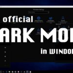 ¿Cómo habilitar el modo oscuro oficial en Windows 10?