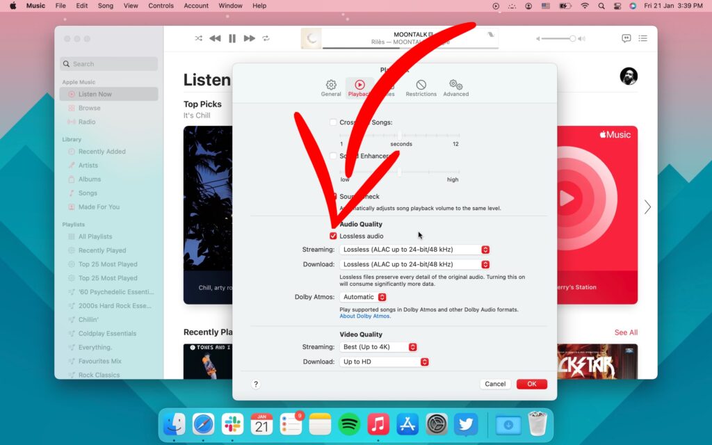 Cómo escuchar Apple Lossless en Mac-4
