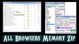 Reduzca el uso de RAM con todos los navegadores Memory Zip